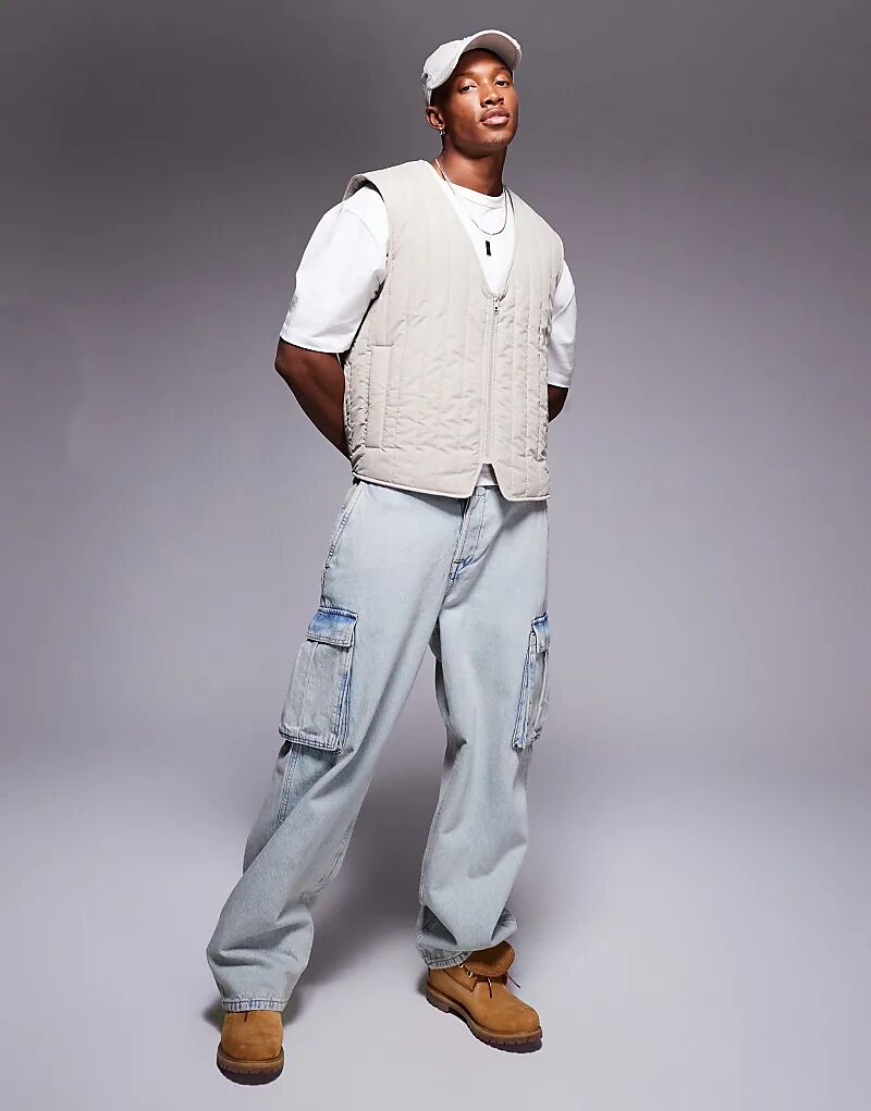 Укороченный фактурный жилет в каменном цвете ASOS DESIGN
Укороченный фактурный жилет в каменном цвете ASOS DESIGN