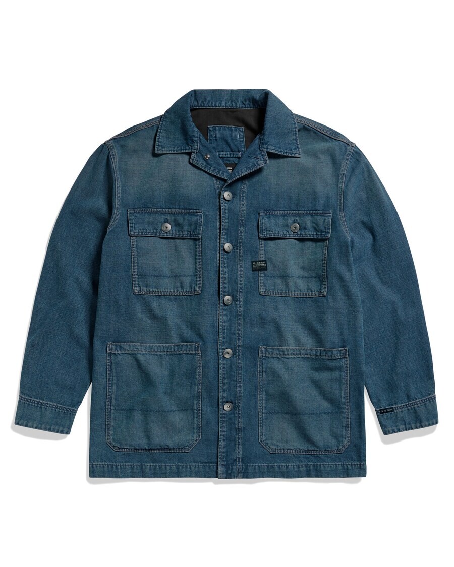 Межсезонная куртка G-Star RAW, синий джинсовый
Межсезонная куртка G-Star RAW, синий джинсовый