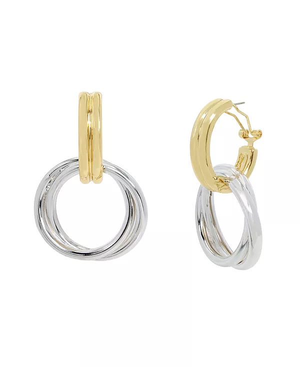 Двухцветные ребристые серьги-дверные молотки Robert Lee Morris Soho, two-tone
Двухцветные ребристые серьги-дверные молотки Robert Lee Morris Soho, two-tone