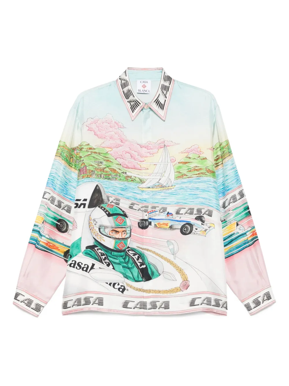 Рубашка с принтом CASABLANCA, синий
Рубашка с принтом CASABLANCA, синий