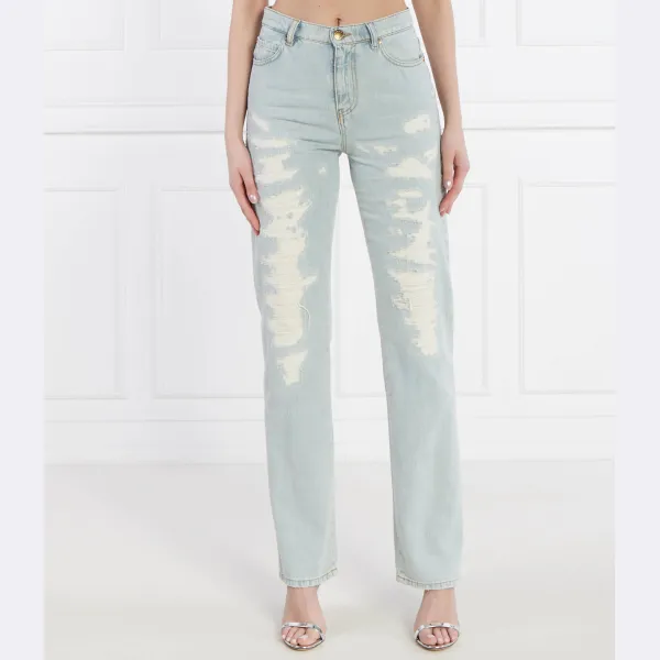 Джинсы прямого кроя Roxanne Pinko, синий
Джинсы прямого кроя Roxanne Pinko, синий