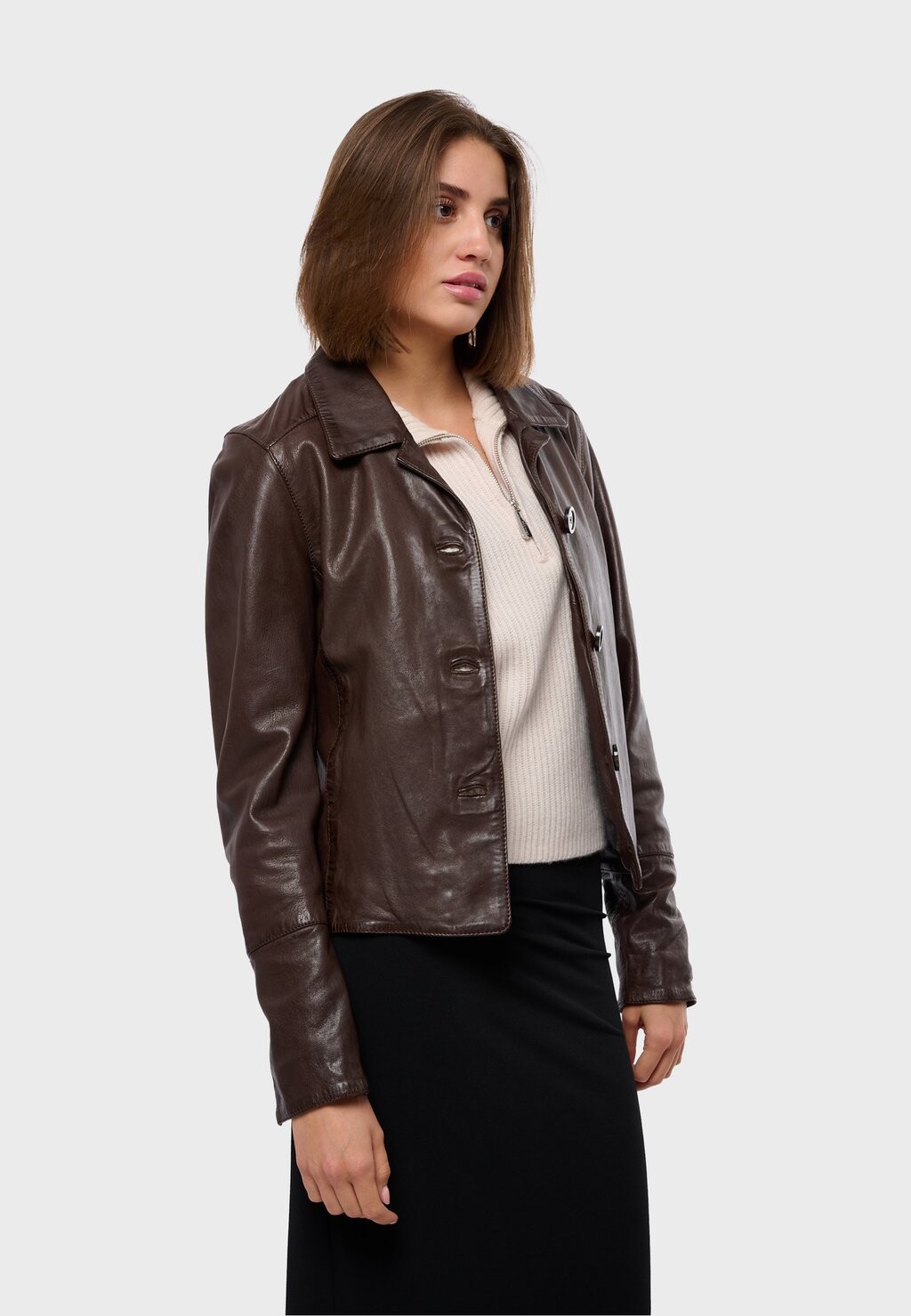 Кожаная куртка LEXIA Oakwood, коричневый 
Кожаная куртка LEXIA Oakwood, коричневый