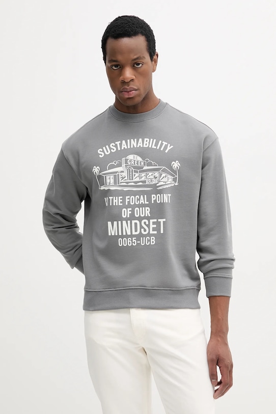 Хлопковая толстовка United Colors Of Benetton, серый
Хлопковая толстовка United Colors Of Benetton, серый