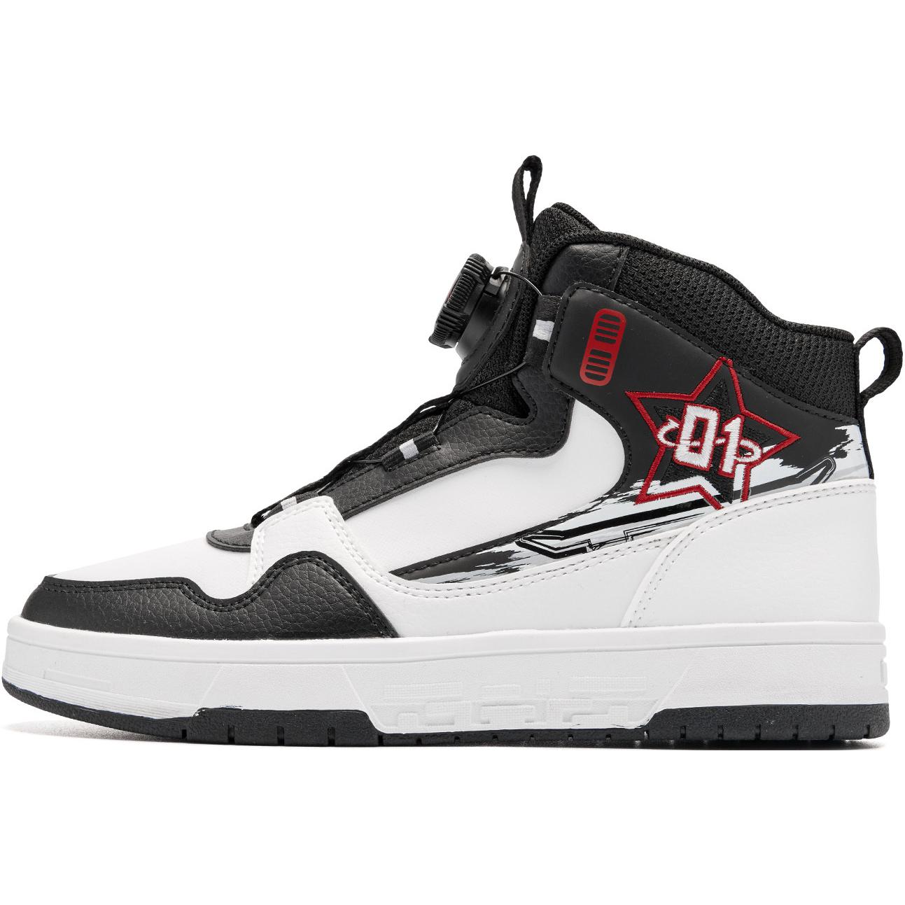 QIAODAN Антискользящие износостойкие высокие детские скейтерские кроссовки White Black для подростков
QIAODAN Антискользящие износостойкие высокие детские скейтерские кроссовки White Black для подростков