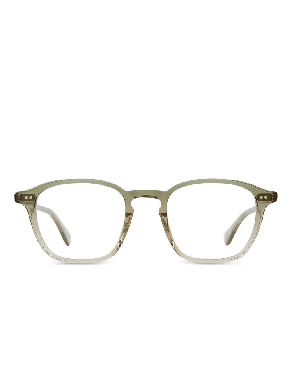 Очки Markus в прямоугольной оправе Garrett Leight, зеленый 
Очки Markus в прямоугольной оправе Garrett Leight, зеленый