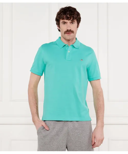 Футболка поло Regular fit Gant, голубой
Футболка поло Regular fit Gant, голубой