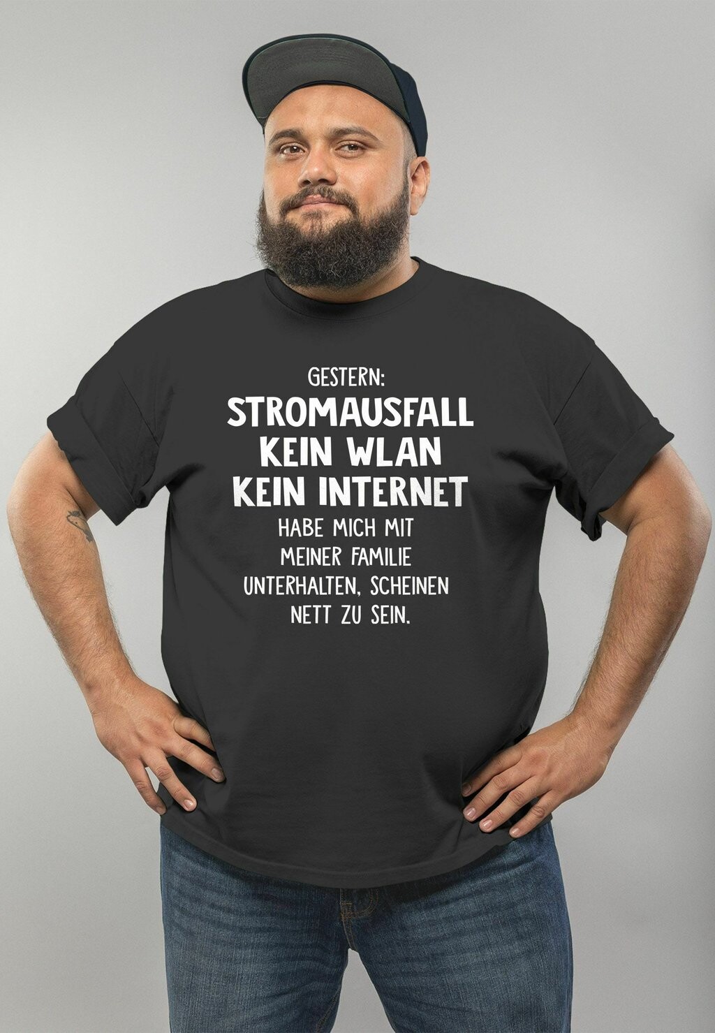 Футболка с принтом STROMAUSFALL KEIN WLAN KEIN INTERNET SPR Moonworks, цвет dunkelgrau
Футболка с принтом STROMAUSFALL KEIN WLAN KEIN INTERNET SPR Moonworks, цвет dunkelgrau