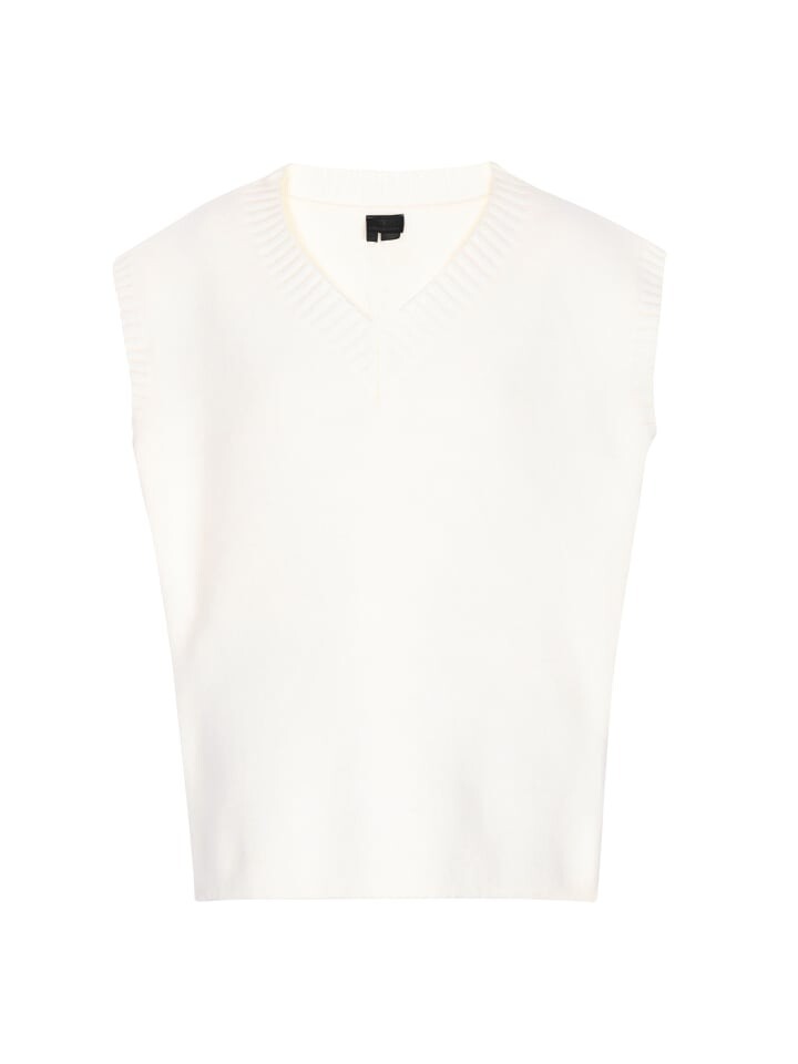 Свитер-жилет DreiMaster Klassik Pullunder, цвет Wollweiss 
Свитер-жилет DreiMaster Klassik Pullunder, цвет Wollweiss