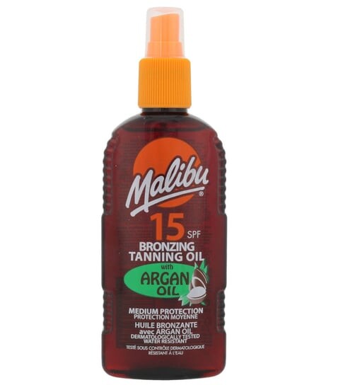 Бронзирующее масло для загара SPF 15 200 мл Malibu Bronzing Tanning Oil
Бронзирующее масло для загара SPF 15 200 мл Malibu Bronzing Tanning Oil