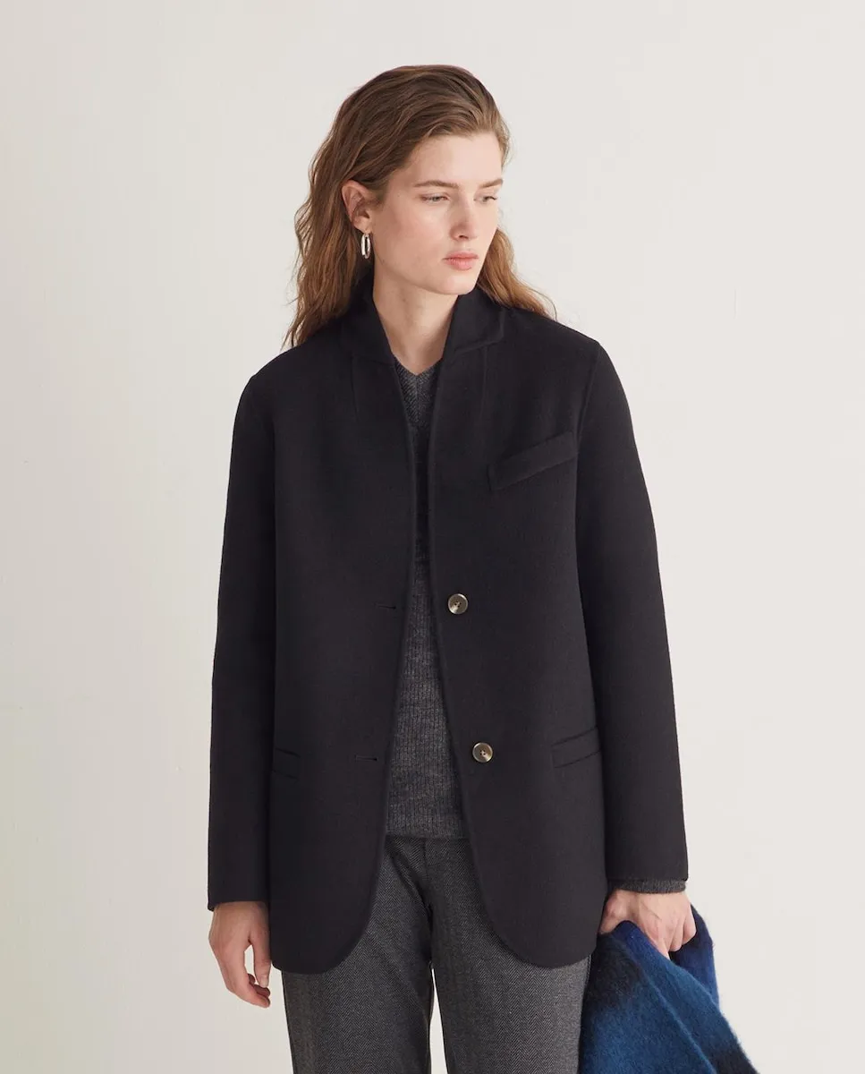 Женское пальто на пуговицах с передними карманами Yerse, черный
Женское пальто на пуговицах с передними карманами Yerse, черный