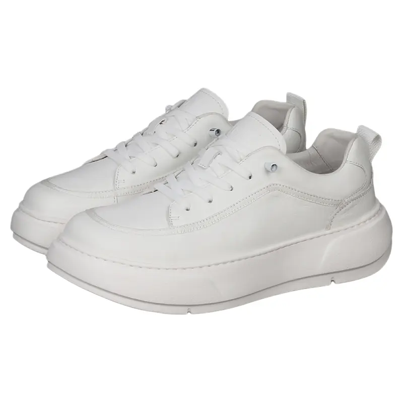 ZUOSAISI Мужские белые низкие повседневные туфли с амортизацией и эффектом увеличения роста, цвет White
ZUOSAISI Мужские белые низкие повседневные туфли с амортизацией и эффектом увеличения роста, цвет White