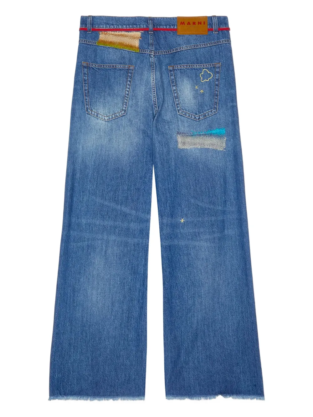 Джинсы в технике пэчворк Marni, синий
Джинсы в технике пэчворк Marni, синий