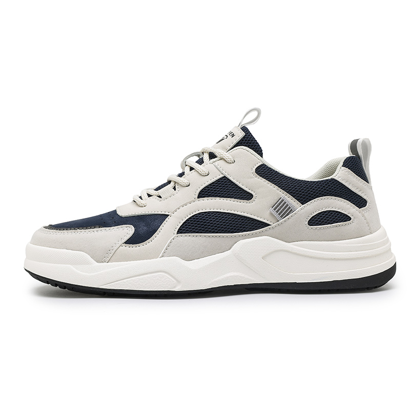 TELENT Низкие повседневные туфли с противоскользящим и износостойким покрытием, бежево-синие, мужские
TELENT Низкие повседневные туфли с противоскользящим и износостойким покрытием, бежево-синие, мужские