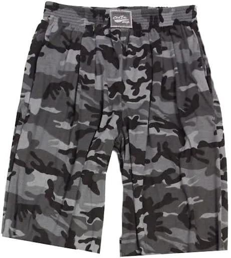 Мужские спортивные шорты для тренировок с эластичным поясом в дизайне Urban Camo Crazee Wear
Мужские спортивные шорты для тренировок с эластичным поясом в дизайне Urban Camo Crazee Wear