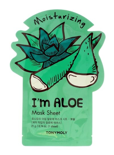 Тканевая маска с алоэ, 21 г Tony Moly, I'm Real
Тканевая маска с алоэ, 21 г Tony Moly, I'm Real