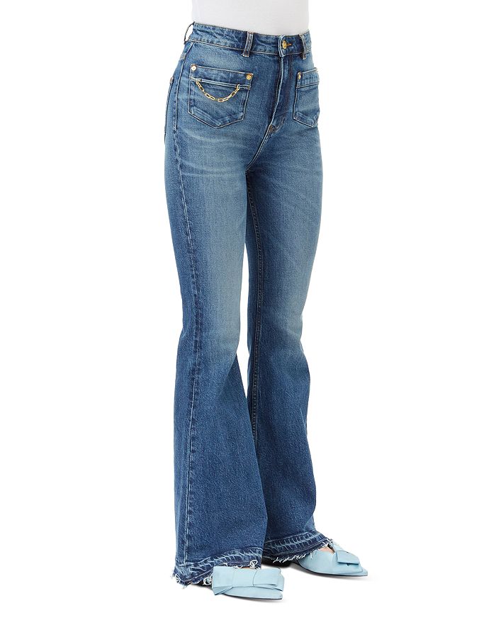 Джинсы-клеш Stretch Future Goddi в винтажном стиле в средне-синем цвете GANNI, синий
Джинсы-клеш Stretch Future Goddi в винтажном стиле в средне-синем цвете GANNI, синий