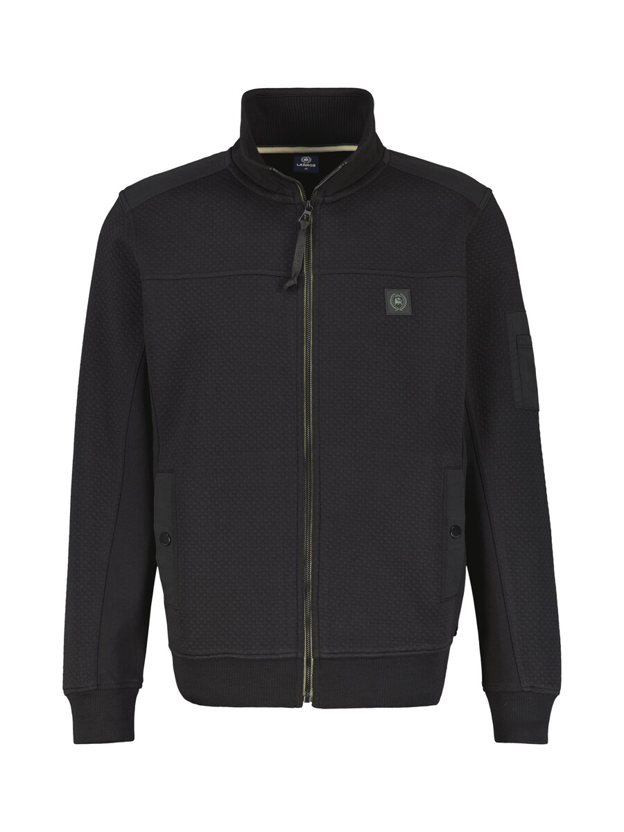 Толстовка с капюшоном на молнии LERROS, черный
Толстовка с капюшоном на молнии LERROS, черный