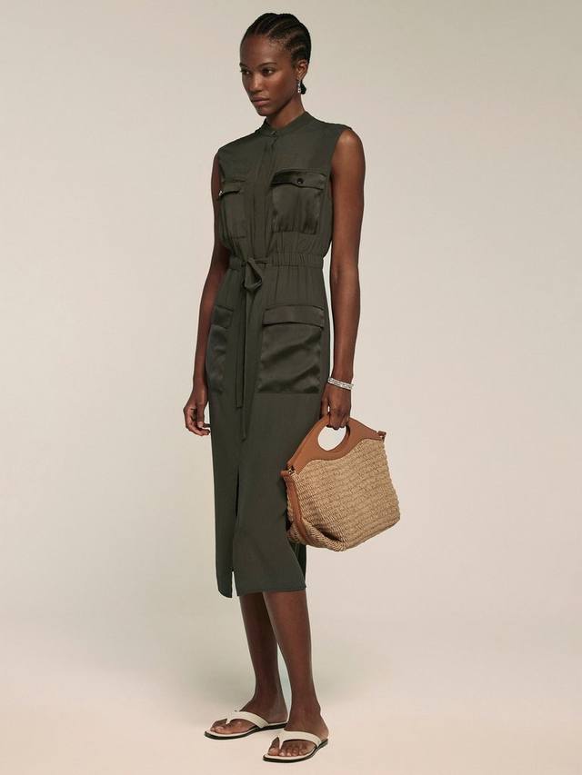 Универсальное платье-рубашка Mint Velvet, хаки
Универсальное платье-рубашка Mint Velvet, хаки