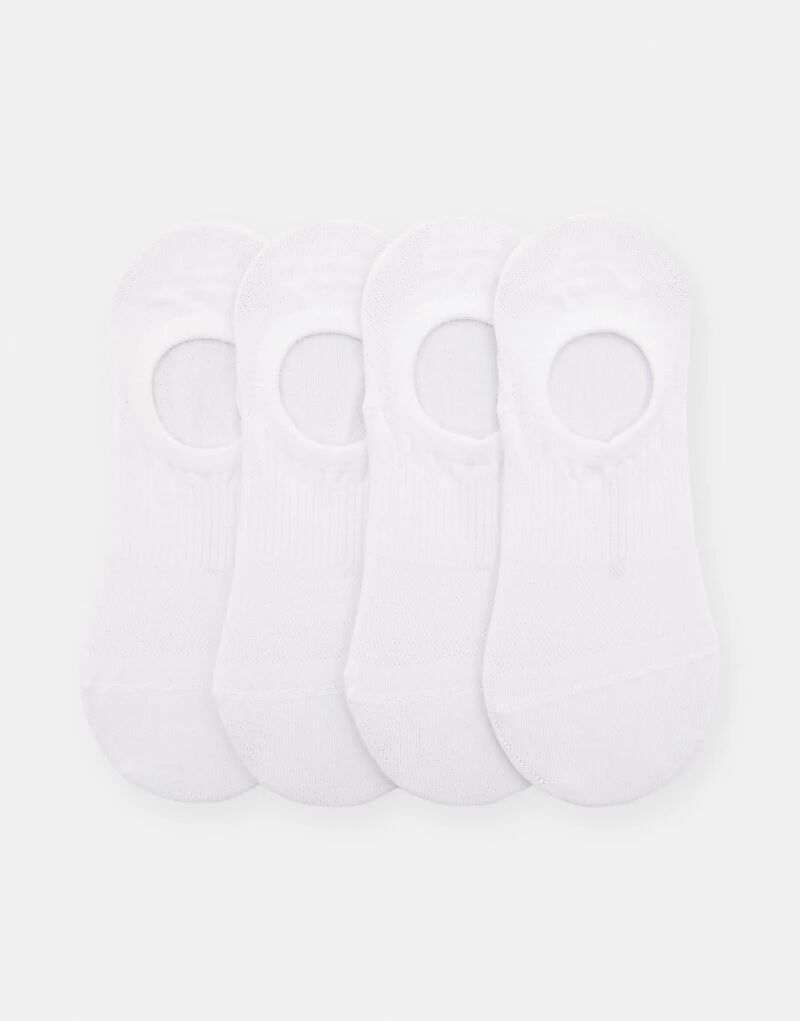 Упаковка Pull&Bear из 4 пар носков-невидимок белого цвета
Упаковка Pull&Bear из 4 пар носков-невидимок белого цвета