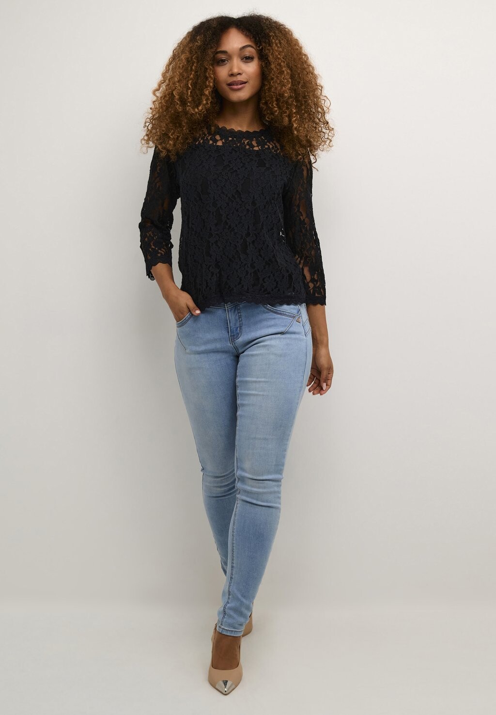 Блузка Kit 3/4 Sleeve Lace Cream, черный
Блузка Kit 3/4 Sleeve Lace Cream, черный