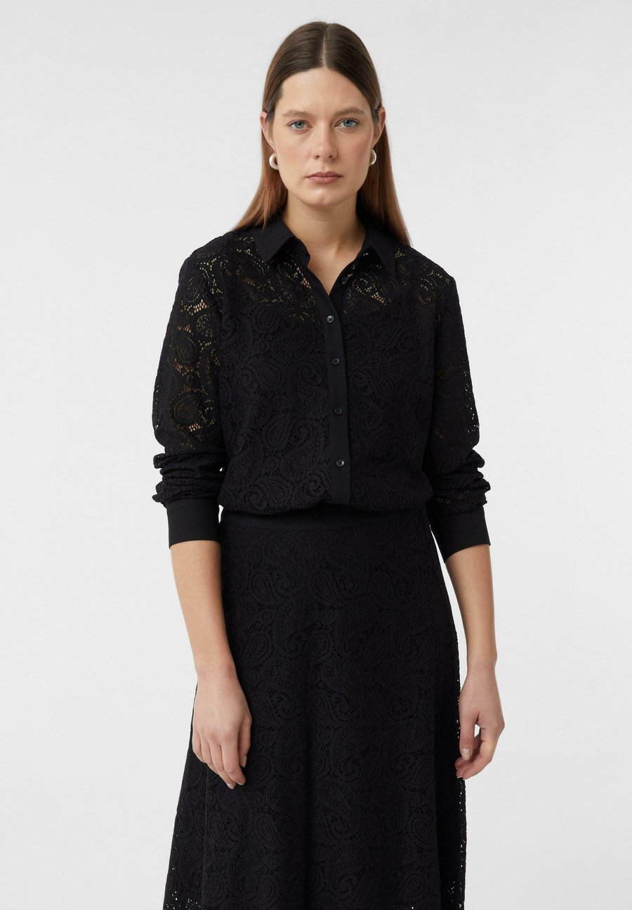 Блуза comma Button-down blouse, Schwarz/Black
Блуза comma Button-down blouse, Schwarz/Black