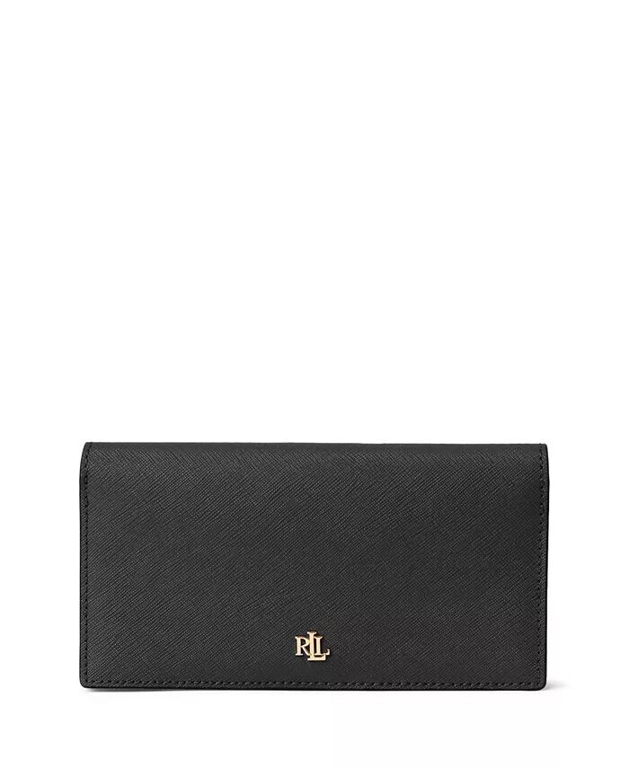Тонкий кожаный кошелек Crosshatch с застежкой-кнопкой Lauren Ralph Lauren, черный
Тонкий кожаный кошелек Crosshatch с застежкой-кнопкой Lauren Ralph Lauren, черный