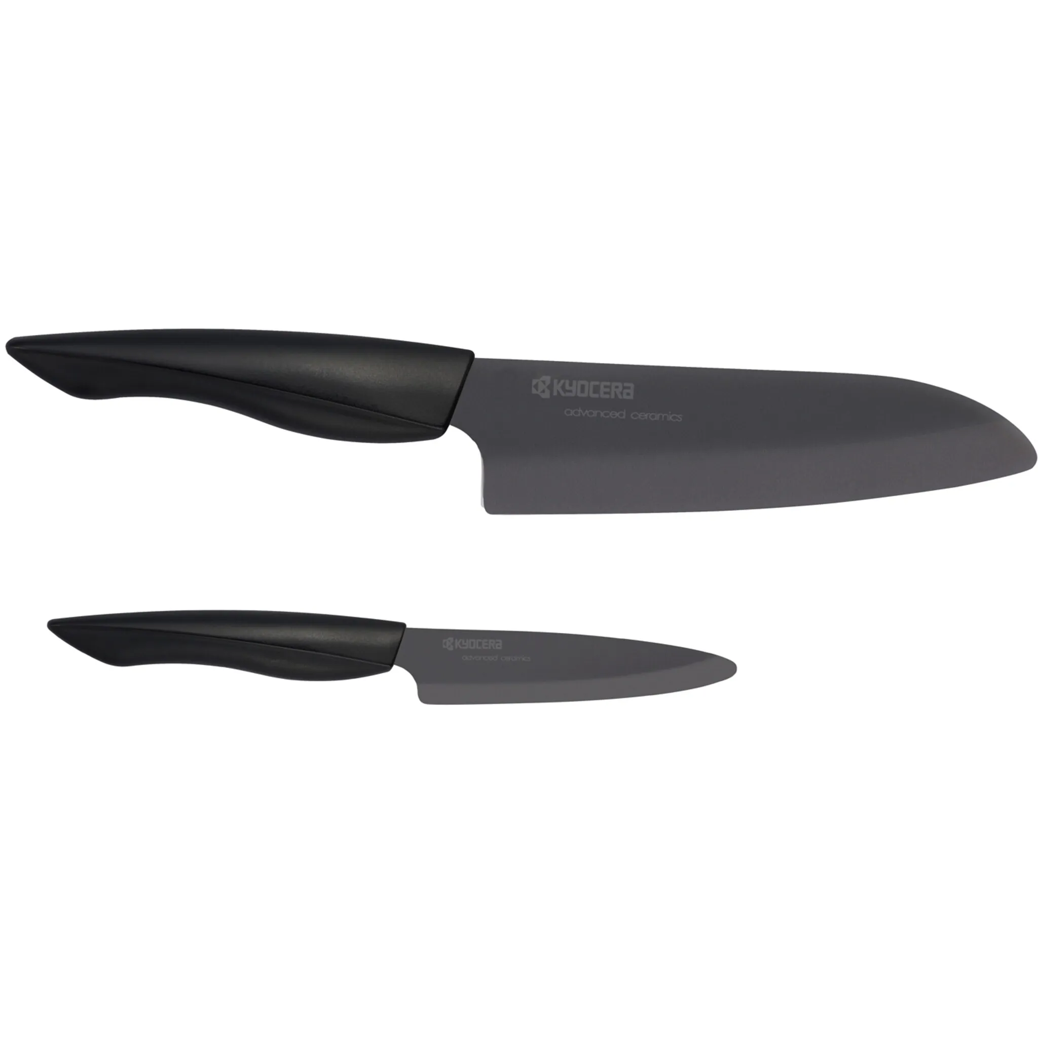 Набор ножей KYOCERA "SHIN", (набор, 2 шт.), нож для овощей/сантоку, чрезвычайно острое лезвие, циркониевая керамика, черный
Набор ножей KYOCERA "SHIN", (набор, 2 шт.), нож для овощей/сантоку, чрезвычайно острое лезвие, циркониевая керамика, черный