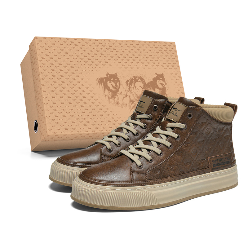 SEPTWOLVES Амортизирующие устойчивые к истиранию сбалансированные легкие полувысокие скейтборд кроссовки мужские коричневые (стандартный размер кожаной обуви)
SEPTWOLVES Амортизирующие устойчивые к истиранию сбалансированные легкие полувысокие скейтборд кроссовки мужские коричневые (стандартный размер кожаной обуви)