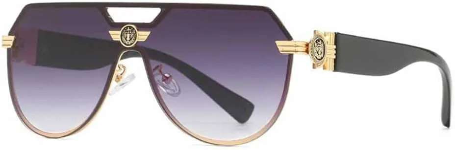 LVTFCO Модные ретро солнцезащитные очки из смолы с градиентным покрытием для мужчин и женщин, с защитой от УФ-излучения UV400, для вождения, Mtyj080 Grey
LVTFCO Модные ретро солнцезащитные очки из смолы с градиентным покрытием для мужчин и женщин, с защитой от УФ-излучения UV400, для вождения, Mtyj080 Grey