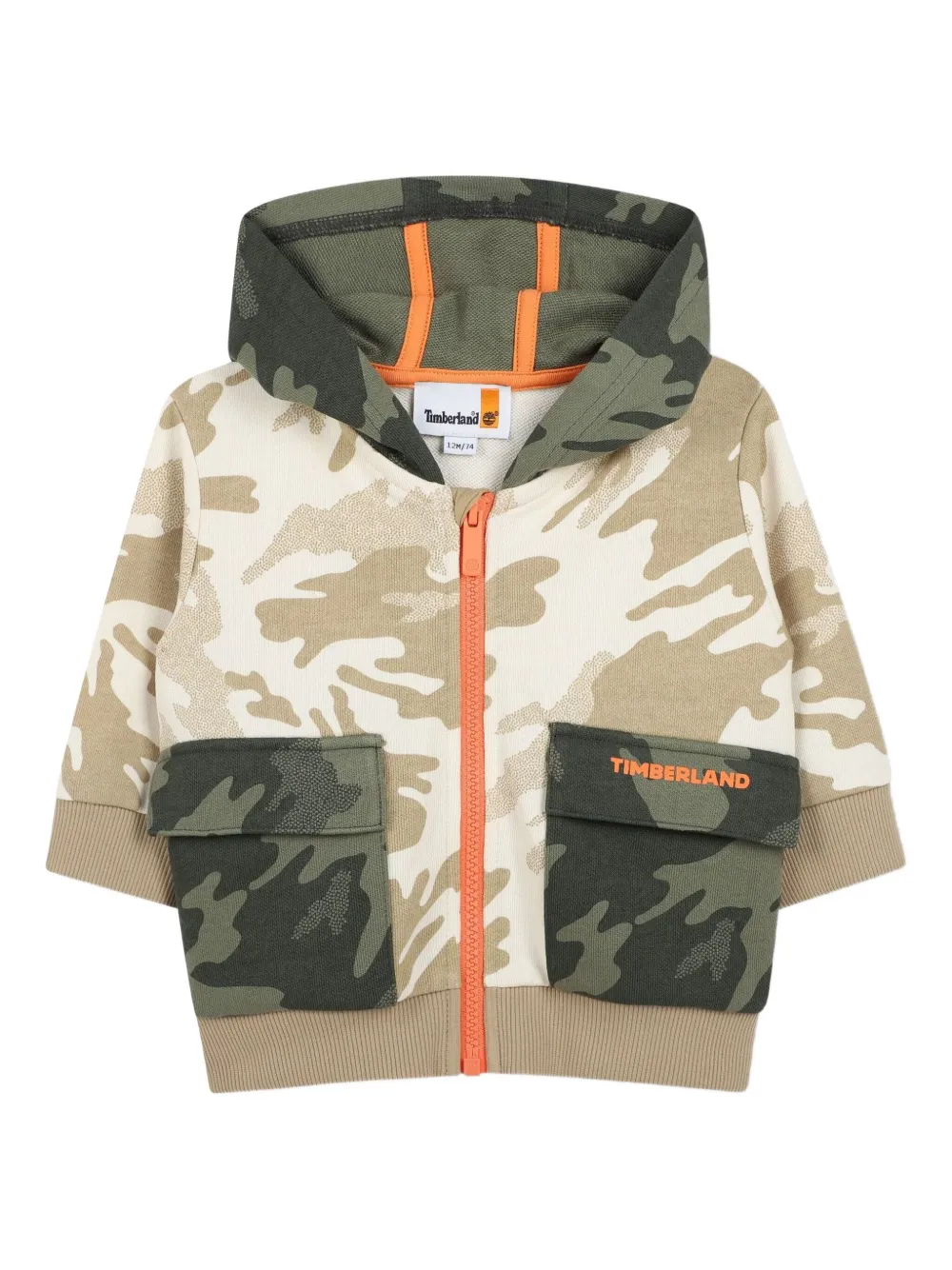 Худи с камуфляжным принтом Timberland Kids, нейтральный
Худи с камуфляжным принтом Timberland Kids, нейтральный