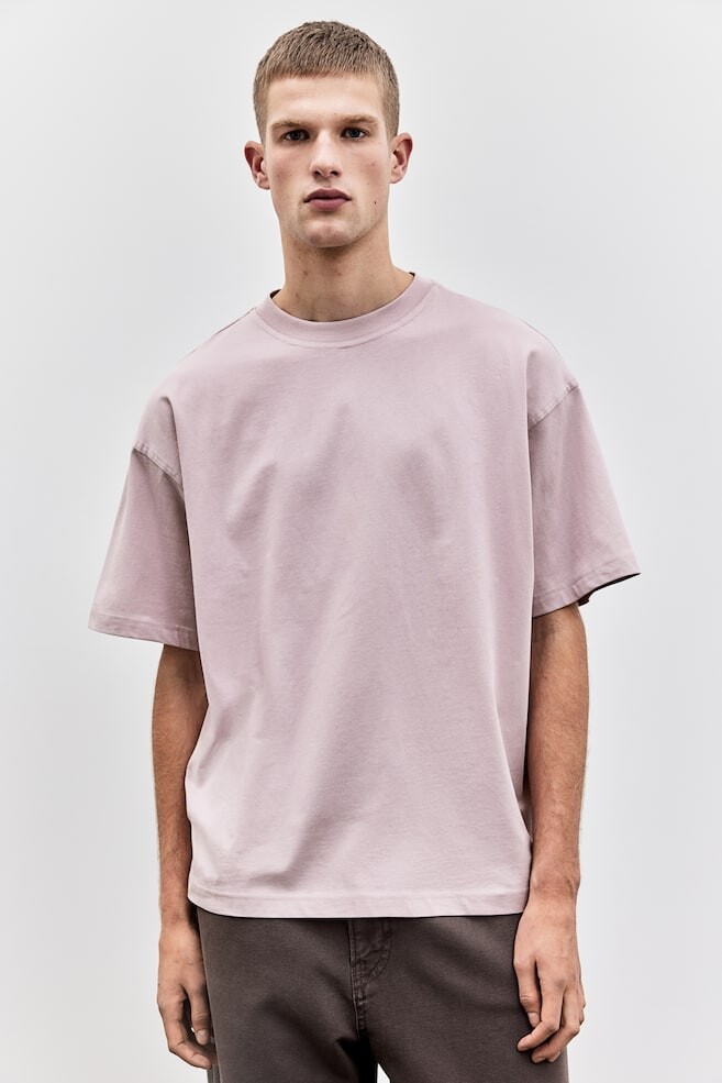 Футболка свободного кроя H&M, розовый
Футболка свободного кроя H&M, розовый