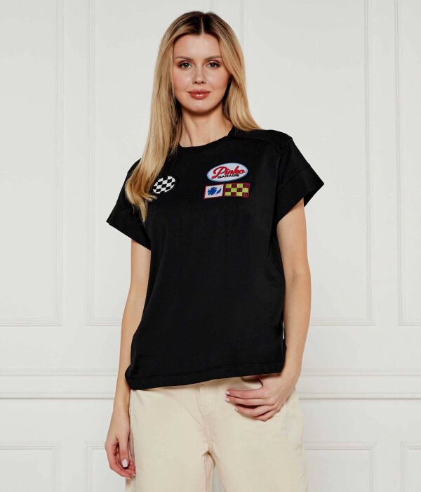 Футболка Рэндал Regular fit Pinko, черный 
Футболка Рэндал Regular fit Pinko, черный