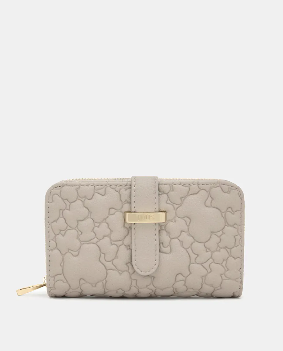 Средний кошелек с застежкой-молнией Tous, цвет Topo
Средний кошелек с застежкой-молнией Tous, цвет Topo