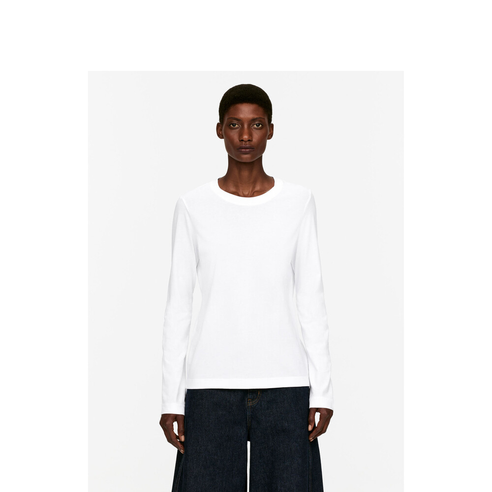 Лонгслив женский Arket с круглым вырезом и длинными рукавами, белый
Лонгслив женский Arket с круглым вырезом и длинными рукавами, белый