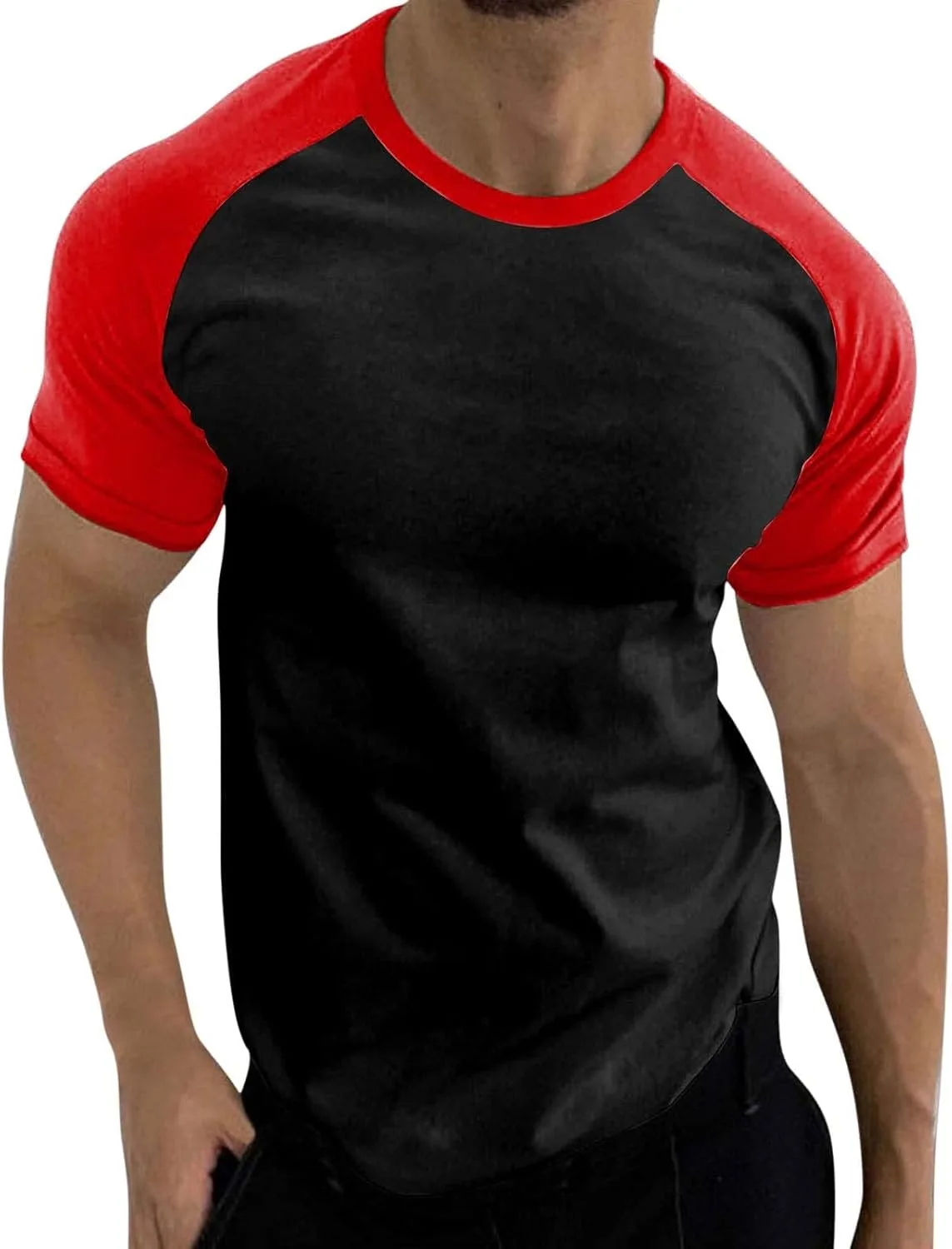 Мужская футболка Raglan с коротким рукавом Slim Fit
Мужская футболка Raglan с коротким рукавом Slim Fit