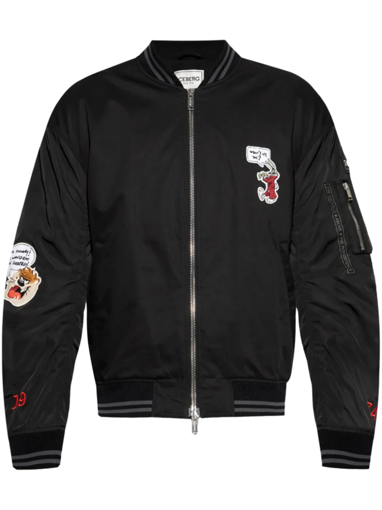 Куртка с графическим принтом Iceberg, черный 
Куртка с графическим принтом Iceberg, черный