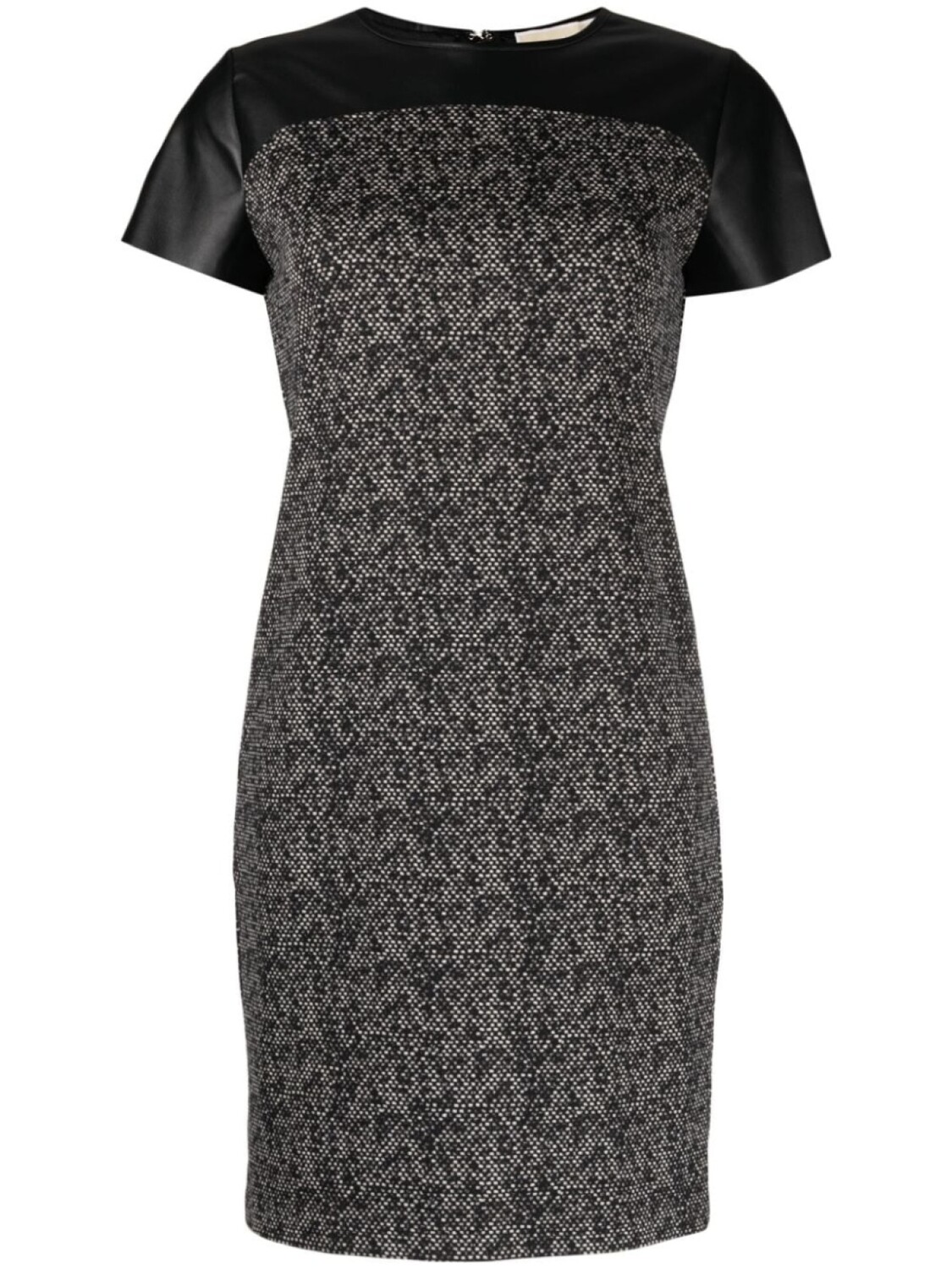 Michael Kors короткое платье из искусственной кожи, черный 
Michael Kors короткое платье из искусственной кожи, черный