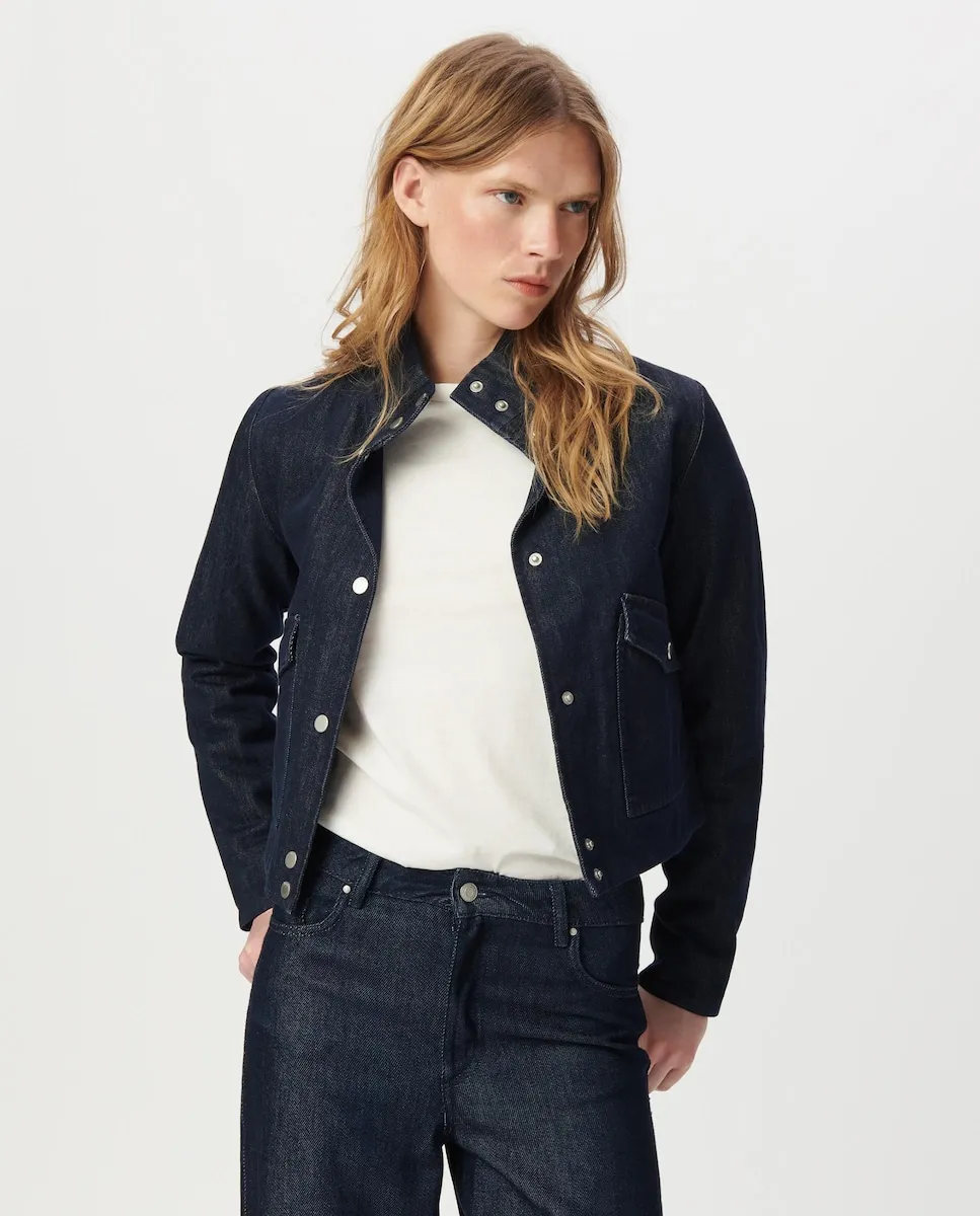 Женская джинсовая куртка с пуговицами IKKS, темно-синий
Женская джинсовая куртка с пуговицами IKKS, темно-синий