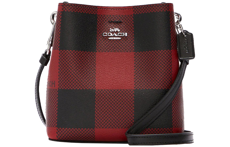 COACH Городской холщовый рюкзак с кожаными деталями ведро через плечо кроссбоди маленький женский черный красный
COACH Городской холщовый рюкзак с кожаными деталями ведро через плечо кроссбоди маленький женский черный красный