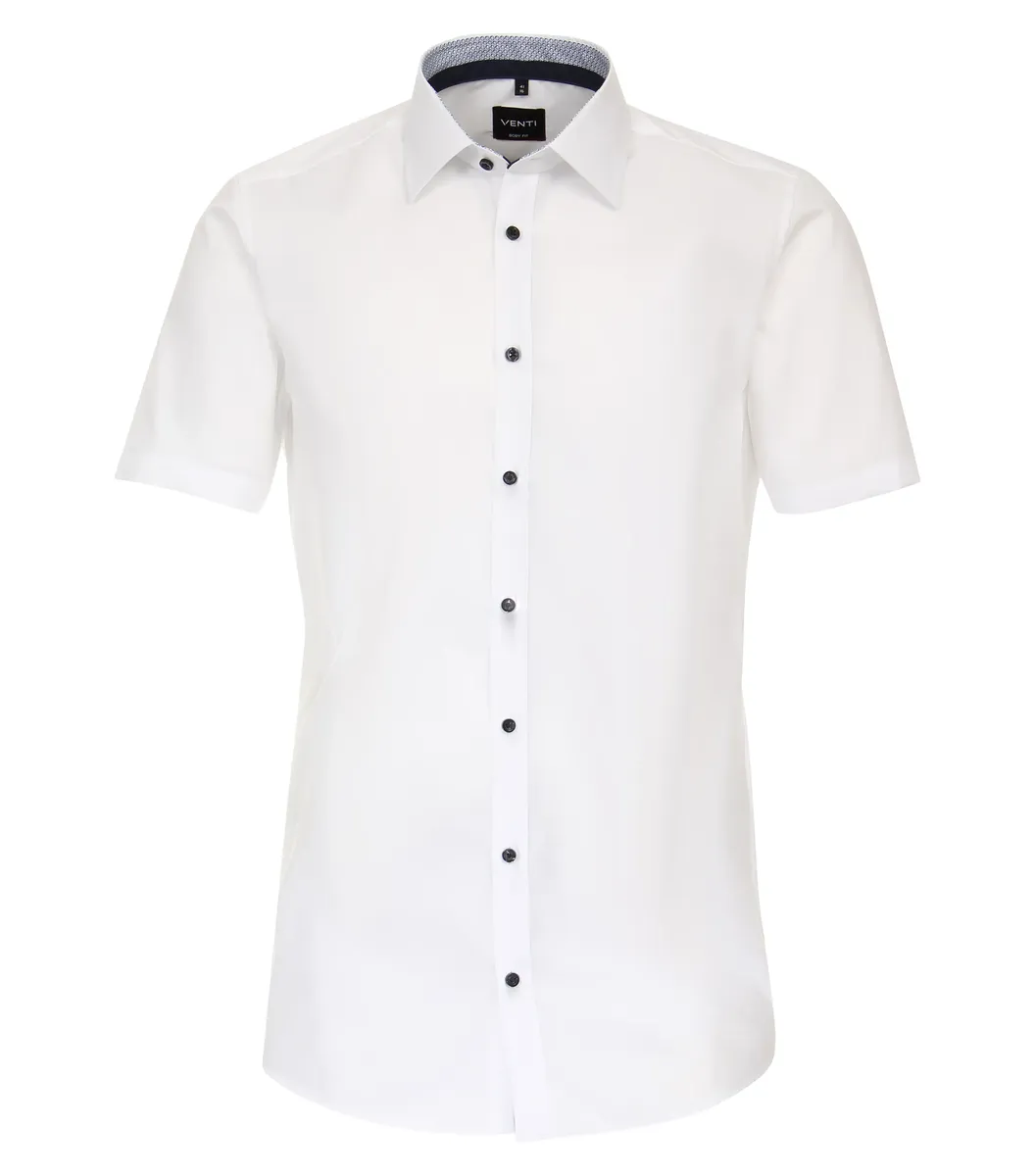 Деловая рубашка VENTI "Деловая рубашка VENTI с коротким рукавом однотонная", белый 
Деловая рубашка VENTI "Деловая рубашка VENTI с коротким рукавом однотонная", белый