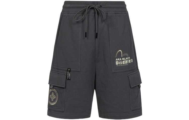 Шорты-карго мужские темно-серые Evisu, темно-серый
Шорты-карго мужские темно-серые Evisu, темно-серый