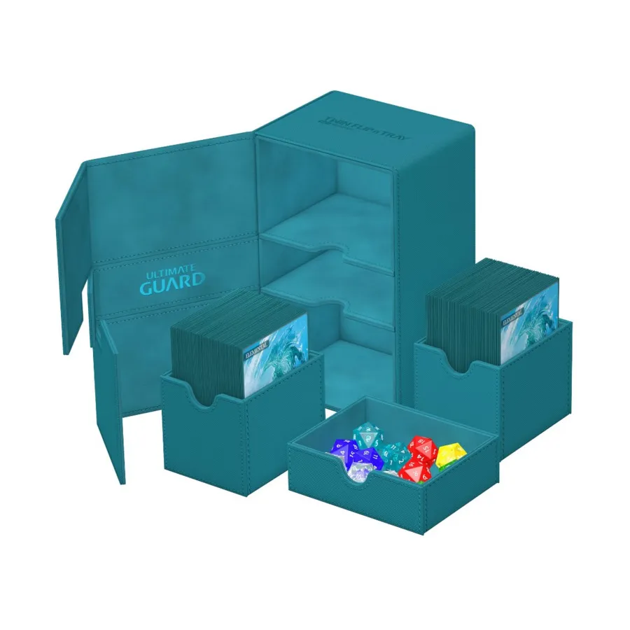 Twin Flip'n'Tray XenoSkin 160+ - Бензин, Deck Box (Ultimate Guard) 
Twin Flip'n'Tray XenoSkin 160+ - Бензин, Deck Box (Ultimate Guard)