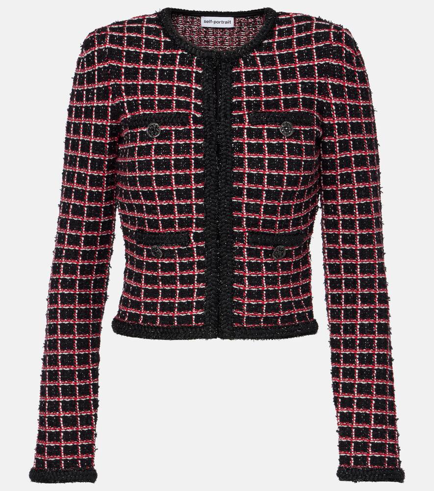 Кардиган в клетку Self-Portrait, Black
Кардиган в клетку Self-Portrait, Black