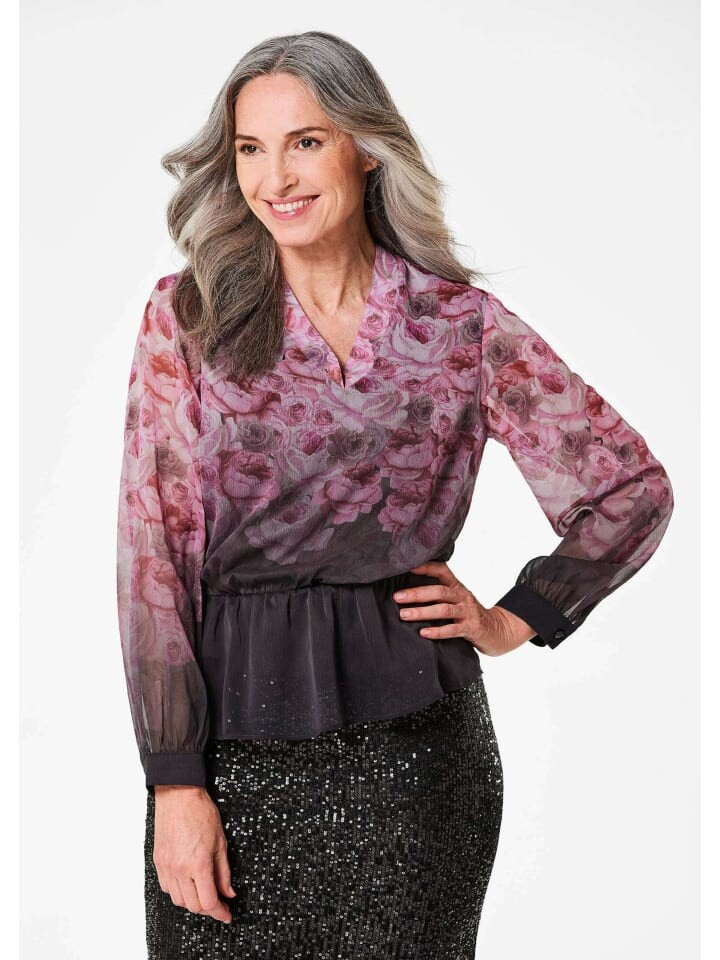 Блуза GOLDNER, цвет schwarz/altrosé/gemustert
Блуза GOLDNER, цвет schwarz/altrosé/gemustert