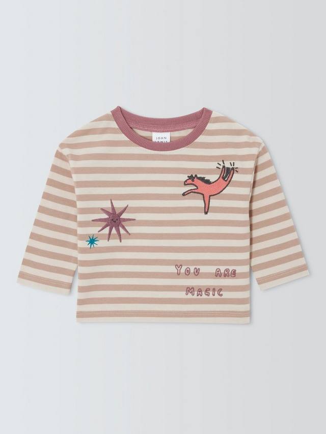 Футболка Baby You Are Magic с длинными рукавами в полоску John Lewis, Natural
Футболка Baby You Are Magic с длинными рукавами в полоску John Lewis, Natural