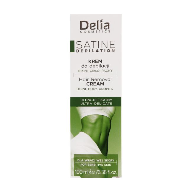 Satine depilation ультра-деликатный депиляторный крем для тела Delia, 100 мл
Satine depilation ультра-деликатный депиляторный крем для тела Delia, 100 мл