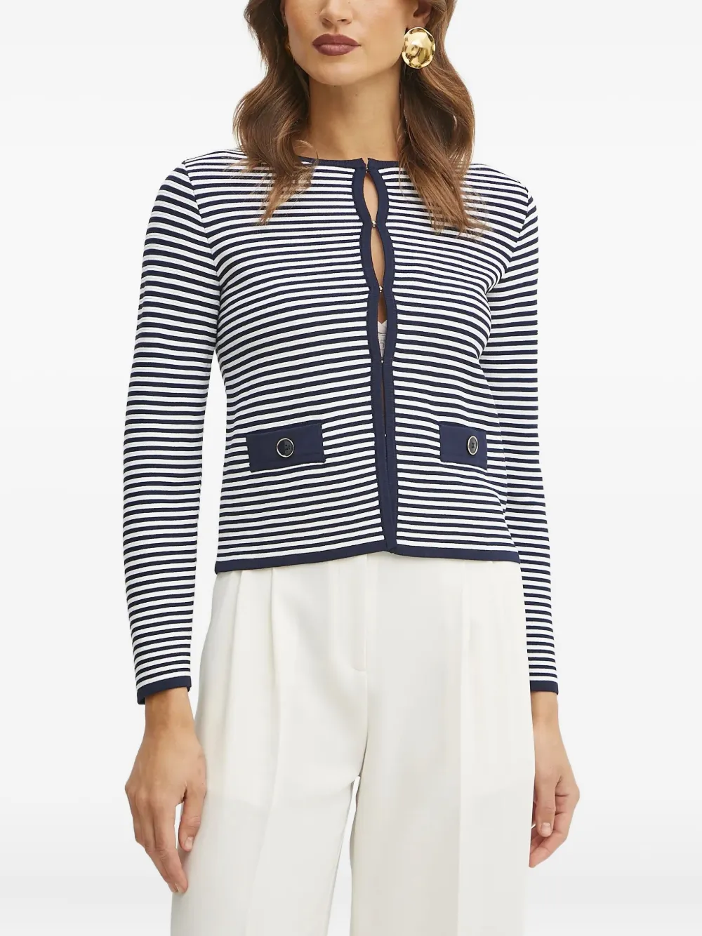 Кардиган в полоску LUISA SPAGNOLI, синий
Кардиган в полоску LUISA SPAGNOLI, синий