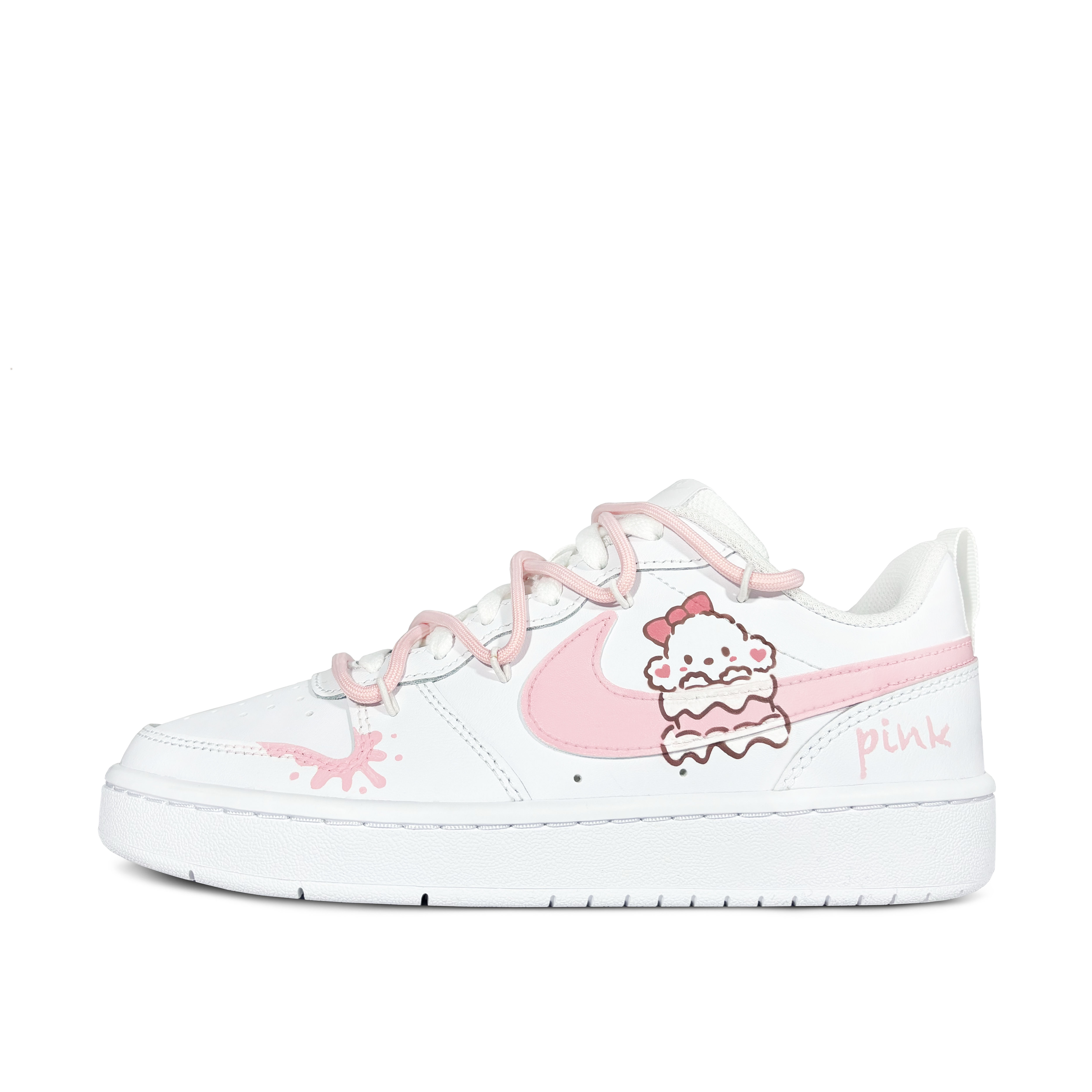 Nike Низкие детские кроссовки для скейтбординга Court Borough, розовые, белые, подростковые
Nike Низкие детские кроссовки для скейтбординга Court Borough, розовые, белые, подростковые