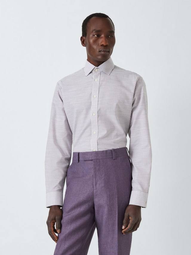 Хлопковая рубашка в полоску с приталенным кроем John Lewis, Purple
Хлопковая рубашка в полоску с приталенным кроем John Lewis, Purple
