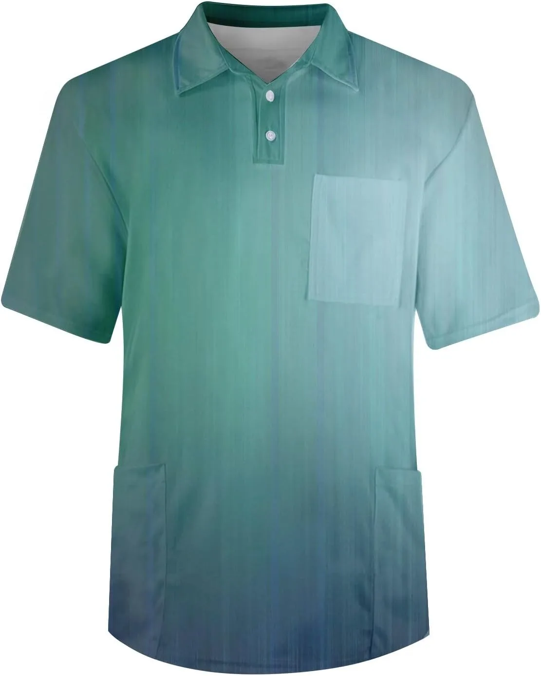 Мужская рубашка-туника для работы с градиентным цветом и карманами WENKOMG1
Мужская рубашка-туника для работы с градиентным цветом и карманами WENKOMG1